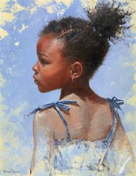 Adieu by Michael Jackson - Original Painting on Stretched Canvas sized 23x31 inches. Available from Whitewall Galleries